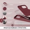 Elago для iPhone 15 чехол Soft silicone (Liquid) Burgundy