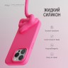 Elago для iPhone 15 Pro Max чехол Soft silicone (Liquid) Ice Red