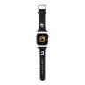 Karl Lagerfeld для Apple Watch 42-41-40 mm ремешок 3D Rubber NFT Karl & Choupette heads Black