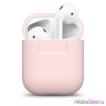 Чехол Elago Silicone case для AirPods 1/2, розовый