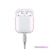 Чехол Elago Silicone case для AirPods 1/2, розовый