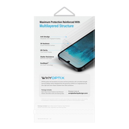 Uniq стекло для Galaxy Z Flip 6 OPTIX Clear (+installer)