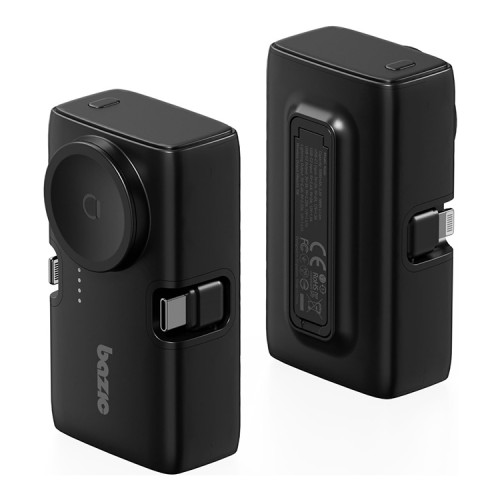 Energea АКБ Bazic GoPower Koda, 5000 3in1 USB-C +Lighning PD20W +AW Charger, Stand and LED, Truffle