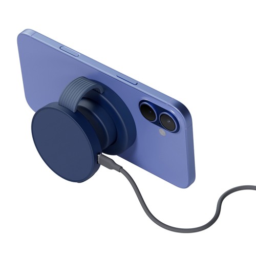 Energea Беспроводное СЗУ Bazic GoMag Trio 2, 3-in-1 Foldable Wireless MagSafe 15W Blueberry