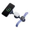 Energea Беспроводное СЗУ Bazic GoMag Trio 2, 3-in-1 Foldable Wireless MagSafe 15W Blueberry