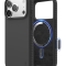 Elago для iPhone 17 Pro чехол Magnetic Ridge Silicone Black (MagSafe)