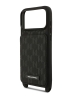 Karl Lagerfeld для iPhone 17 Pro чехол Crossbody cardslot PU Monogram Plate logo Hard Black