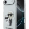 Karl Lagerfeld для iPhone Air чехол IML NFT Karl & Choupette Hard Glitter Transparent (MagSafe)