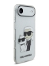 Karl Lagerfeld для iPhone Air чехол IML NFT Karl & Choupette Hard Glitter Transparent (MagSafe)