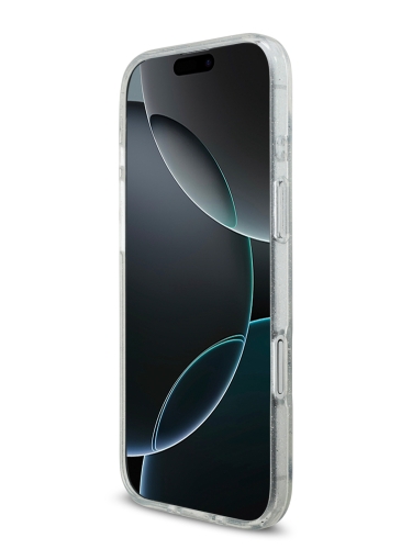 Karl Lagerfeld для iPhone Air чехол IML NFT Karl & Choupette Hard Glitter Transparent (MagSafe)