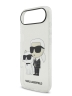 Karl Lagerfeld для iPhone Air чехол IML NFT Karl & Choupette Hard Glitter Transparent (MagSafe)