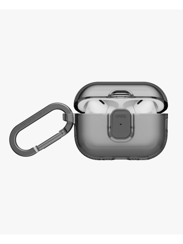 Uniq для Airpods Pro 3 чехол Glase PRO TPU Lock case Glossy Smoke