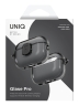 Uniq для Airpods Pro 3 чехол Glase PRO TPU Lock case Glossy Smoke
