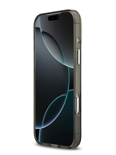 Karl Lagerfeld для iPhone 17 Pro Max чехол IML RSG logo Metal camera Hard Black (MagSafe)