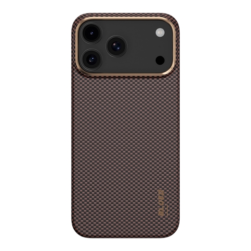 BlueO чехол для iPhone 17 Pro, 600D Air Aramid fiber (Kevlar) Gold (MagSafe)