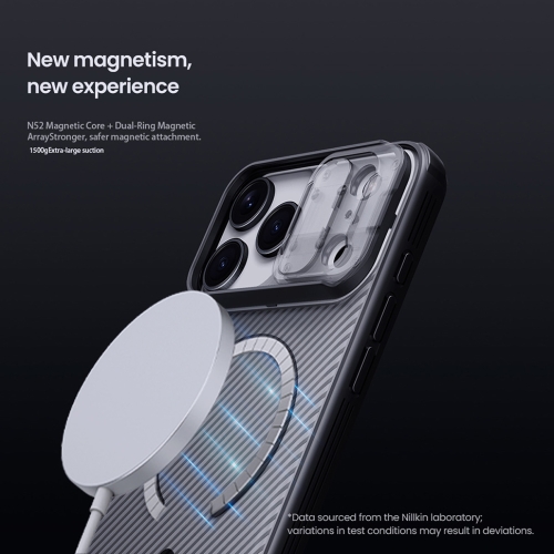 Nillkin для iPhone 17 Pro Max чехол CamShield Pro Magnetic Transparent Black