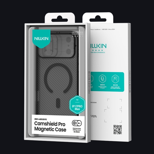 Nillkin для iPhone 17 Pro Max чехол CamShield Pro Magnetic Transparent Black