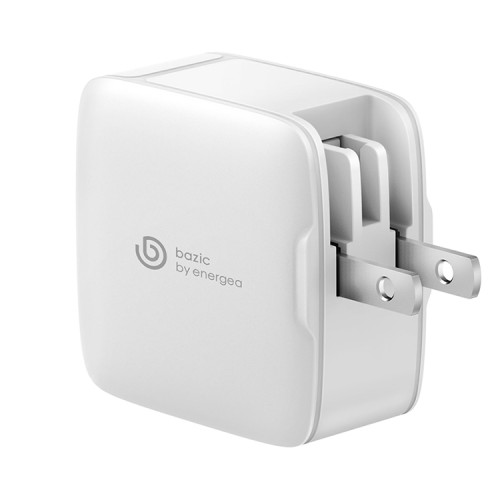 Сетевое зарядное устройство EnergEA Bazic GoPort Gan 65W, 2USB-C PD + USB-A PPS/QC3.0