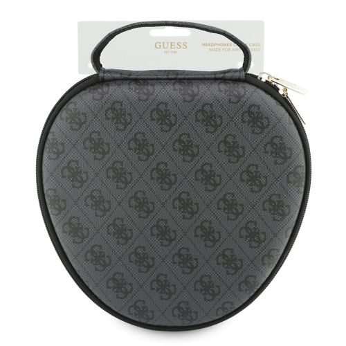 Guess чехол для накладных наушников Universal Carry Box for Headphones PU 4G with Handle Black