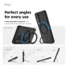 Elago для Galaxy S26 Ultra чехол Magnetic Armor Ring Stand Black (MagSafe)