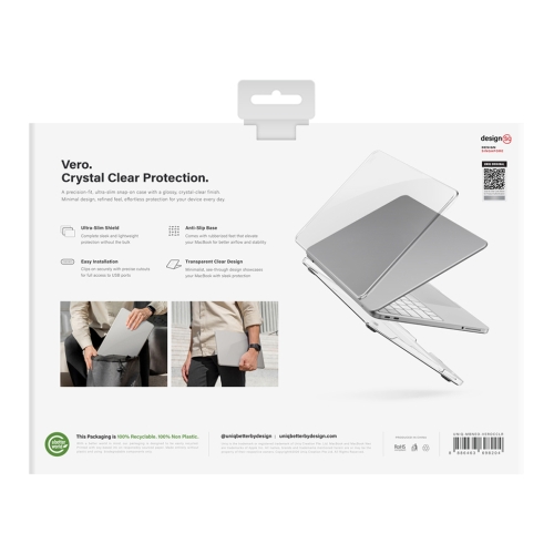 Uniq для Macbook Neo 13 (2026) VERO (Crystal Clear)