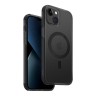 Чехол Uniq Combat Antifingerpint Charcoal для iPhone 14 Plus, прозрачный (MagSafe)
