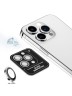 BLUEO Camera Lens PVD stainless steel для камеры iPhone 14 Pro | 14 Pro Max, Silver (3 шт +installer)