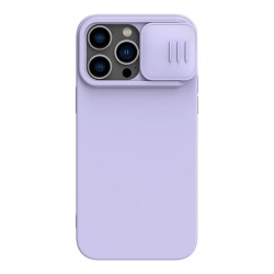 Чехол Nillkin CamShield Silky Magnetic Silicone для iPhone 14 Pro Max, Misty Purple (magsafe)