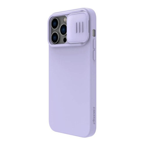 Чехол Nillkin CamShield Silky Magnetic Silicone для iPhone 14 Pro Max, Misty Purple (magsafe)