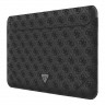Чехол Guess Sleeve 4G with Triangle metal logo для ноутбуков 13-14", черный