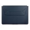 Uniq для ноутбуков 14" чехол Oslo PU leather Magnetic Laptop sleeve/foldable stand Abyss Blue