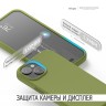 Elago для iPhone 15 чехол Soft silicone (Liquid) Cedar Green