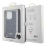 Guess для iPhone 15 Pro чехол Crossbody PC/TPU 4G Hard + Nylon cord Black