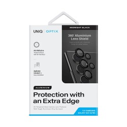 Uniq стекло для Galaxy S24 Ultra OPTIX Camera Lens protector Aluminium Black