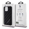 U.S. Polo для iPhone 15 Pro Max чехол PU Quilted with Classic logo Hard Black
