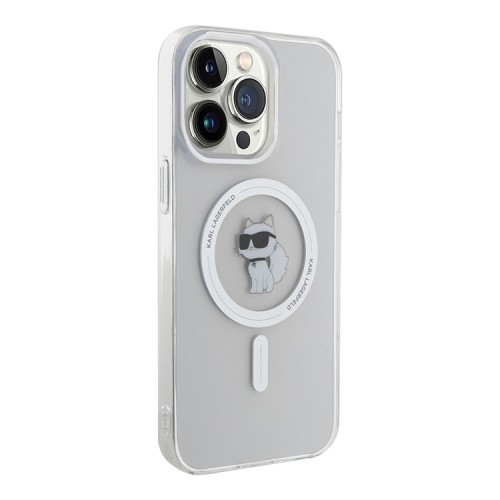 Lagerfeld для iPhone 14 Pro чехол PC/TPU NFT Choupette Hard Transparent (MagSafe)