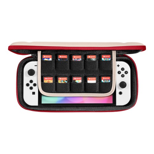 Tomtoc Gaming для Nintendo Switch & OLED чехол FancyCase-G05 NS Slim Case Red White