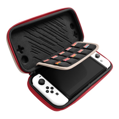 Tomtoc Gaming для Nintendo Switch & OLED чехол FancyCase-G05 NS Slim Case Red White