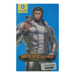 BlueO стекло для Galaxy Z Flip 6, Silk Full cover Anti-Static Black (с рамкой, антистатик)