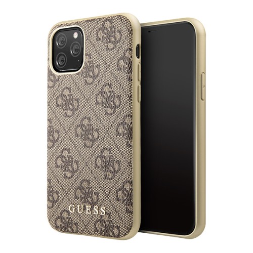 Чехол Guess 4G Collection Hard для iPhone 11 Pro, коричневый