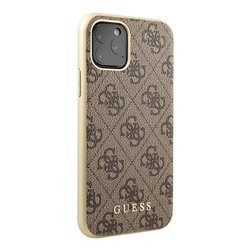 Чехол Guess 4G Collection Hard для iPhone 11 Pro, коричневый