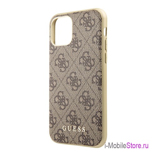 Чехол Guess 4G Collection Hard для iPhone 11 Pro, коричневый