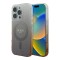 Guess для iPhone 16 Pro чехол PC/TPU Glitter Gradient Brown (MagSafe)