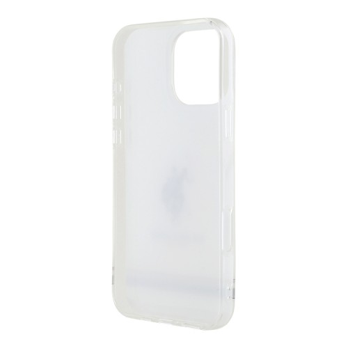 U.S. Polo для iPhone 16 Pro Max чехол PC/TPU Double Horse logo Tricolor stripes Transparent