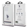 U.S. Polo для iPhone 16 Pro Max чехол PC/TPU Double Horse logo Tricolor stripes Transparent