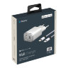 Deppa USB Type-C + USB-A, PD 18W/QC 3.0, с кабелем USB-C/Lightning, MFI 11390