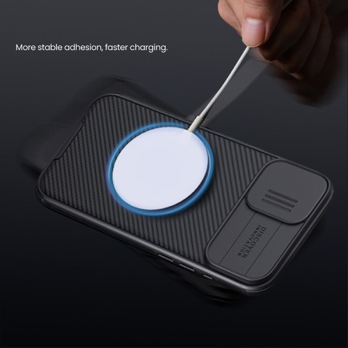 Nillkin для iPhone 16 Plus чехол CamShield Pro Magnetic Black