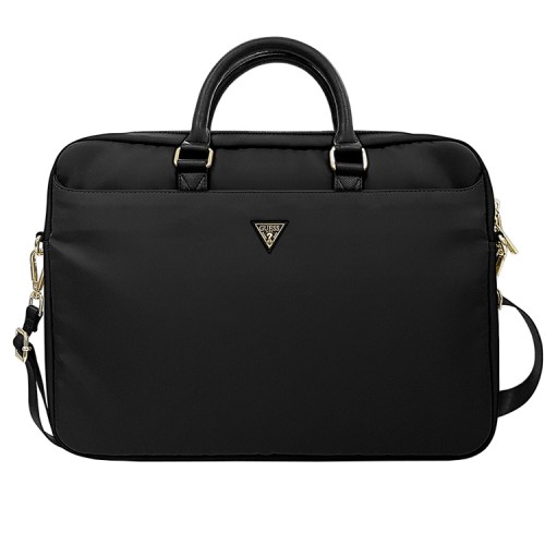 Сумка Guess Nylon computer bag with Triangle metal logo для ноутбука 15", черная