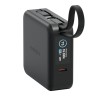 Energea АКБ MagPac MINI Plus, 10000W Magnetic wireless 15W +С 20W +2 C cables and Display Black