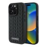 Karl Lagerfeld для iPhone 16 Pro Max чехол PU Quilted Braid pattern Hard Black